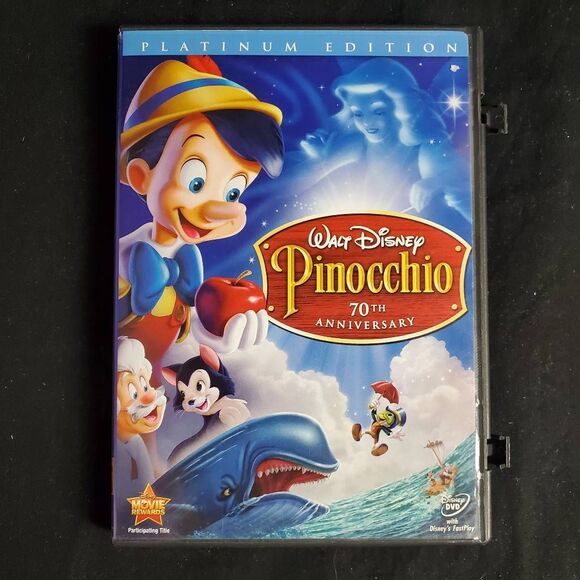 Walt Disney Pinocchio 70th Anniversary Platinum Edition 2-Disc DVD Set - Picture 1 of 5